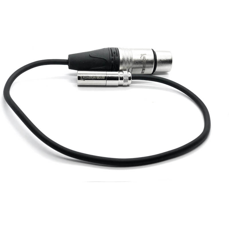 Kondor Blue TA4M Mini XLR 4 Pin Male to Female XLR Audio Cable 16